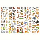 Татуировки для детей, мыслимые животные 10 листов