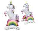 ФОЛЬГОВЫЙ ШАР-ЕДИНОРОГ 3D РАДУГА 94Х52Х43 СМ