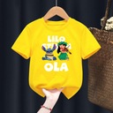 Koszulka Dziecięca 134-140 Stitch Żółta IMIĘ Wzo Wiek dziecka 9 lat +