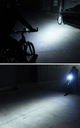 LED aku svetlo na bicykel počítadlo km + zadné svetlo, tachometer, zvonček Zdroj svetla LED