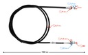 CABLE FRENOS PARTE DELANTERA PARA SKUTERA 21 2 