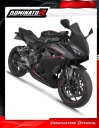 CB 650 R / E-CLUTCH 2024-2025 ПОЛНЫЙ СИСТЕМА КОЛЕКТОР ВЫХЛОП ГЛУШИТЕЛЬ HP8 ЧЕРНЫЙ  фото 6