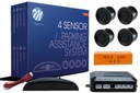 SENSORS PARKING M-TECH 4-SENSOR BLACK LED 