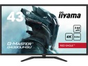IIYAMA Monitor 43 cale G4380UHSU-B1 4K VA 2xHDMI, DP 550cd/m2, USB3.0 Kolor czarny