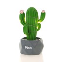 Светодиодный светильник кактус в горшке 8 светодиодов на батарейках