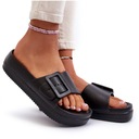 ЛЕГКИЕ ЖЕНСКИЕ ТАПОЧКИ НА ПЛАТФОРМЕ NN274A662 ЧЕРНЫЕ 39