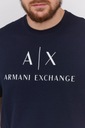 ARMANI EXCHANGE Tmavomodré pánske tričko s logom XL Značka Armani Exchange