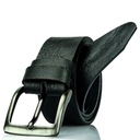 Ремень МУЖСКОЙ черный 125см Gracio FOR JEANS ПРЯЖКА