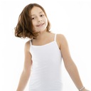 ФУТБОЛКА С РЕМЕШКОМ 140 ХЛОПКОВАЯ БЕЛАЯ ФУТБОЛКА ДЛЯ ПРИЧАСТИЯ ДЕВОЧЕК