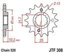 KRUMPLIARATIS PRIEKINĖ JT F308-14, 14Z, DYDIS 520 nuotrauka 2