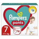 Pampers Трусики 7 74 шт 17+ кг Подгузники