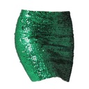 Módne dámske sukne Bling elastická zelená Značka iná