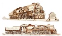 Puzzle 3D lokomotywa mechaniczna MEGA JAKOŚĆ