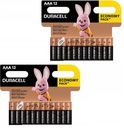 24 ОРИГИНАЛЬНЫЕ ЩЕЛОЧНЫЕ БАТАРЕЙКИ DURACELL LR3/AAA, срок действия 10 лет.