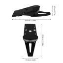 STYLIZED REAR HEADLIGHT MOTORCYCLE LED POPRAWIAJACA WIDOCZNOSC NOCA  photo 11