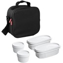 Термосумка с контейнерами Lunch Box объемом 3 л, не содержащими BPA, для пляжа