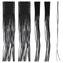 2PCS ЧОРНИЙ PU ШКІРЯНІ RECZNE РУЧКИ TASSEL NA 1 -ДЮЙМОВІ АКСЕСУАР UC  (17717827178) фото min 13