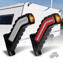 HEADLIGHT DIMENSIONS LED 12-24V BACK PERID IP68 FLOATING TURNER 2PCS  photo 6