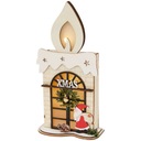 Новогодняя статуэтка WINTER DECORATION MDF LED CHRISTMAS