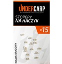 UNDERCARP Stopery na haczyk brązowe
