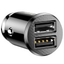 Автомобильное зарядное устройство Baseus 2xUSB 5V 3.1A, черный
