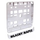 РАМКА РЕГИСТРАЦИОННАЯ МОТОЦИКЛА ХРОМированная с вашей надписью