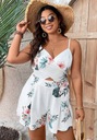 SHEIN KOMBINÉZA PLUS SIZE S KVETMI BIELA 48 LBC Pohlavie Výrobok pre ženy