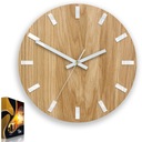 СОВРЕМЕННЫЕ ПРОСТЫЕ ЧАСЫ из БЕЛОГО ДУБА – КРАСИВАЯ НОВИНКА