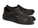 Mokasyny Buty Męskie Skóra Naturalna Szerokie Eleganckie 515 Czarny 46