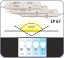 Kaseton reklamowy 250x50 LED 24/h Rodzaj jednostronny