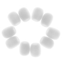 10 штук белых передних крышек микрофона