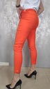 Dámske nohavice Bavlnené Zoštíhľujúce Plus Size Dominujúca farba oranžová