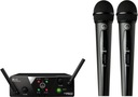 AKG WMS40 mini двойной вокальный набор US25 с микрофоном переменного тока