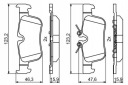 BOSCH 0 986 494 812 KLOCEK DE FREIN JEUphoto 11