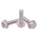 ВИНТ M8x30 ИЗ НЕРЖАВЕЮЩЕЙ ФЛАНЕЦЫ 6-KT, ГОЛОВКА 5 ST