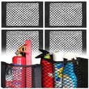 4X СЕТКА ДЛЯ БАГАЖНИКА АВТОМОБИЛЯ СЕТКА-ОРГАНИЗАТОР АВТОМОБИЛЯ 50X25 СМ ПРОЧНАЯ