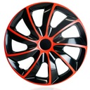 Krytky 14'' pre FIAT FORD VW OPEL CITROEN 4 kusy NRM 14&quot; červená