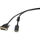 Renkforce DisplayPort — кабель DVI 24+1-контактный, 1м