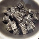 Кованые стальные кубики