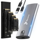 Карманы для адаптеров SSD BOX M.2 NVME PCIe SATA USB-C 3.2 Gen2 10 Гбит/с