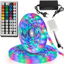 НАБОР ЦВЕТНЫХ СВЕТОДИОДНЫХ ЛЕНТ 5М/300 RGB + БЛОК ПИТАНИЯ