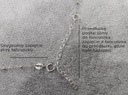 Srebrna pozłacana przedłużka 3 6 8 10 cm łańcuszka Materiał srebro pozłacane