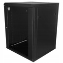 Подвесной шкаф LAN RACK 19'' 15U 450мм черный GTS