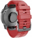 RED Силиконовый ремешок Garmin FENIX 7X QuickFit RED