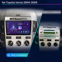 RADIO JUNSUN PARA TOYOTA COROLLA VERSO 2004 2005 2006-2009 ANDROID 1 + 32 WIFI 