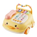 Telefon dla dzieci Telefon dla dziecka Zabawka żółta Materiał inny