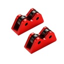 2x Pool Billiard Straight Checker Snooker Red
