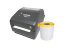 НОВЫЙ USB ETHERNET-ПРИНТЕР ZEBRA ZD421D + ЭТИКЕТКИ