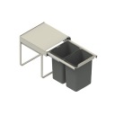 JC607 мусорное ведро 45см 20+20