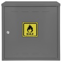 ГАЗОВЫЙ ШКАФ 35x35x25 ГРАФИТ